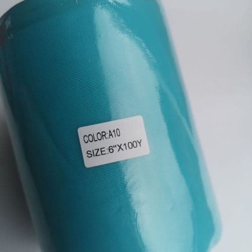Nylon Soft Tulle Roll A Range 100 Y Aqua
