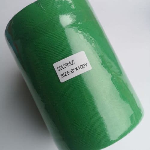 Nylon Soft Tulle Roll A Range 100 Y Emerald