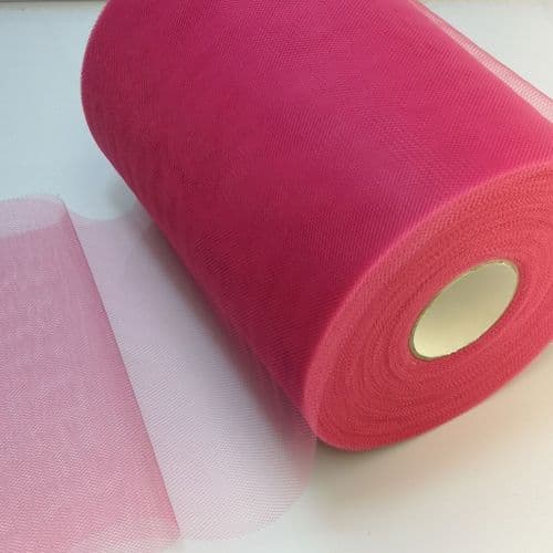 Nylon Soft Tulle Roll A Range 100 Y Light Fuchsia