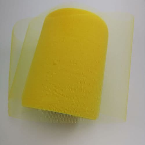 Nylon Soft Tulle Roll A Range 100 Y Light Yellow