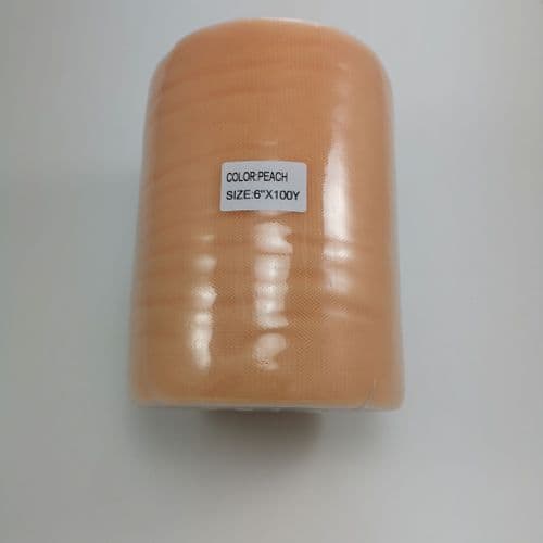 Nylon Soft Tulle Roll A Range 100 Y Peach