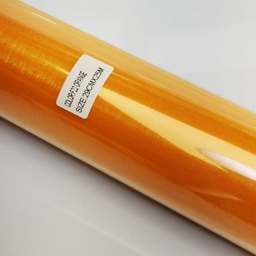 Orange Organza Fabric Wedding Party Venue Decor Chair Bows 29cm x 25Y
