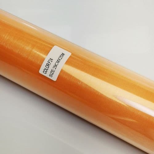 Peach Organza Sheer Roll Fabric Wedding Party Venue Decor Chair Bows 29cm x 25Y
