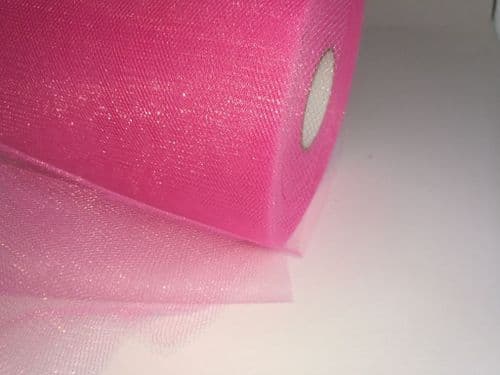 Pink Shimmer Shiny Tulle Roll Eurotulle