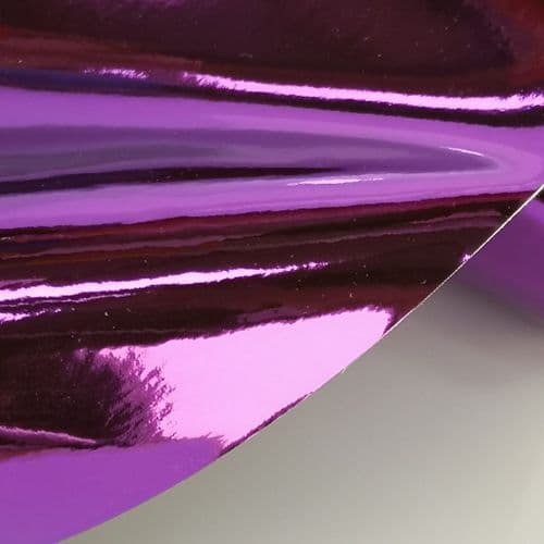 Purple Leatherette Fabric Eurotulle