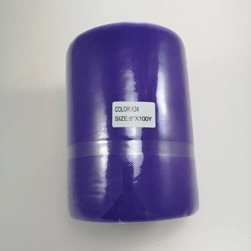 Purple Polyester Tulle Roll A Range 100 Yards