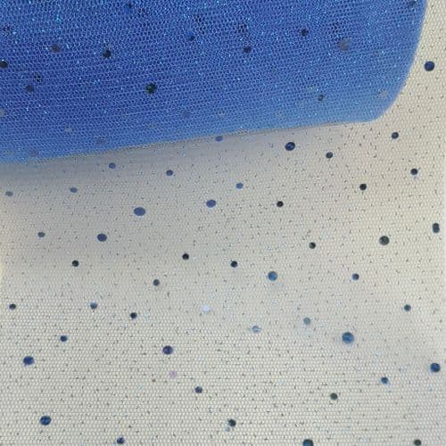 Royal Blue Enhance Sparkle Tulle 6 inch Eurotulle