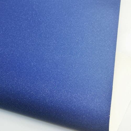 Royal Blue Fine Glitter Fabric Eurotulle
