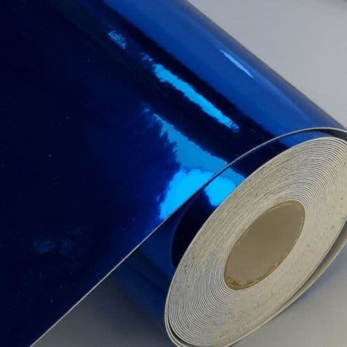 Royal Blue Leatherette Fabric Eurotulle 09