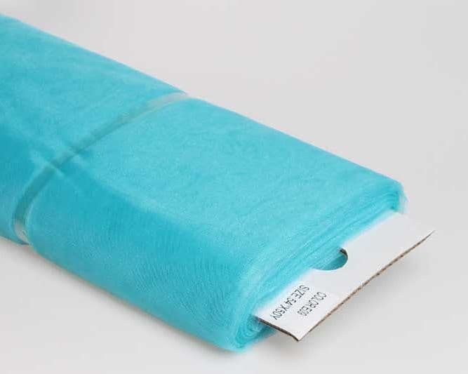 Glimmer Tulle - 54-inches Wide Aqua By the Bolt main image 0
