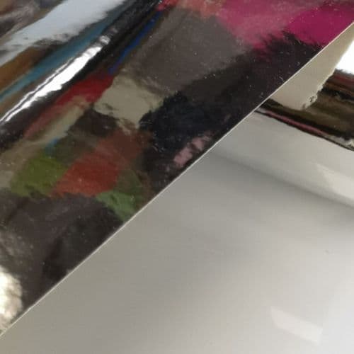 Silver Leatherette Fabric Eurotulle 16