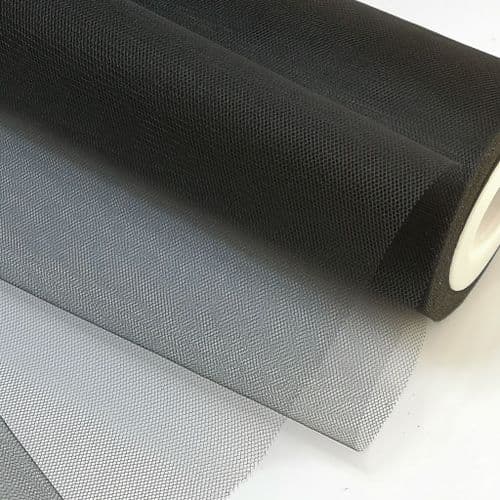 Soft Tulle Roll Balck 12 inch x 25 Yards Eurotulle