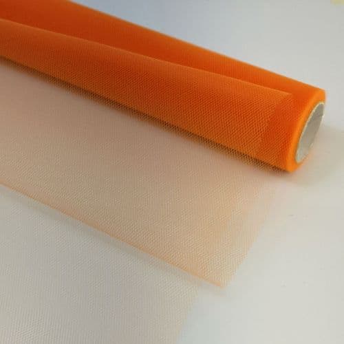 Soft Tulle Roll Orange 12 inch x 25 Yards Eurotulle