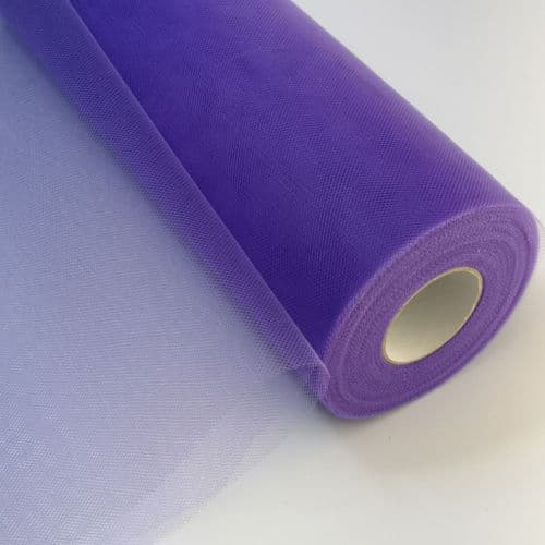 Soft Tulle Roll Purple 12 inch x 25 Yards Eurotulle