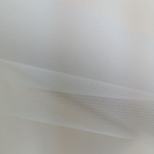 Soft Tulle Roll White 12 inch x 25 Yards Eurotulle