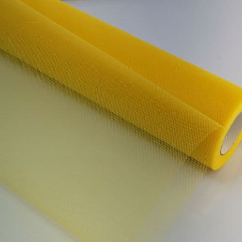 Soft Tulle Roll Yellow 12 inch x 25 Yards Eurotulle