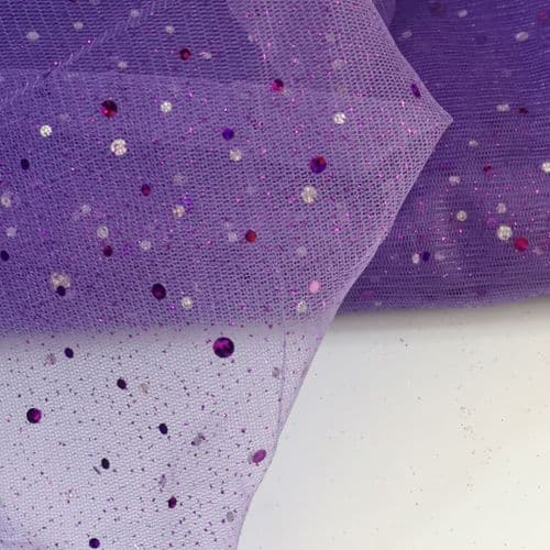 Sparkle Tulle Purple I 13 Enhanced Soft Tulle