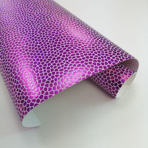 Stone Purple Fabric Eurotulle