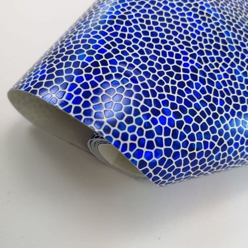 Stone Royal Blue Fabric Eurotulle