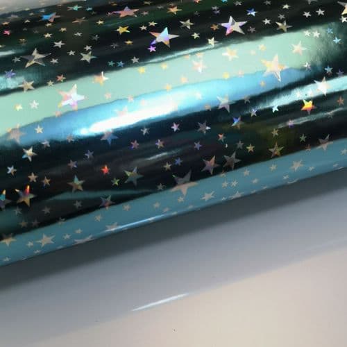 Think Blue Star Leatherette Fabric Eurotulle