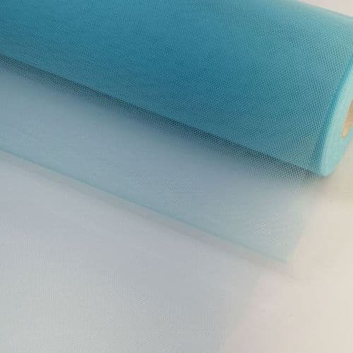 Tulle Roll Aqua 12" Tulle 50 Y
