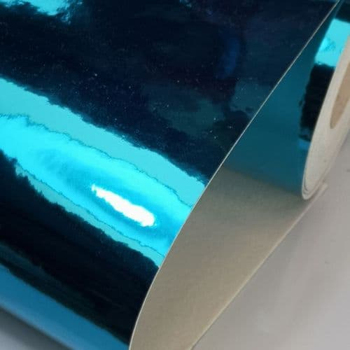 Turquoise Leatherette Fabric Eurotulle