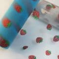 Turquoise  Strawberry Soft Tulle UK