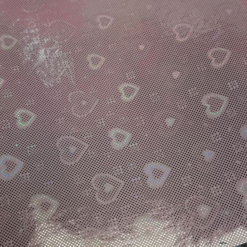 Twinkle Hearts Piggy Pink Fabric Eurotulle