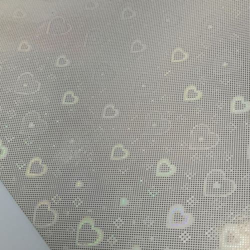 Twinkles Hearts White Ivory Fabric Eurotulle