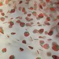 White  Strawberry Soft Tulle UK