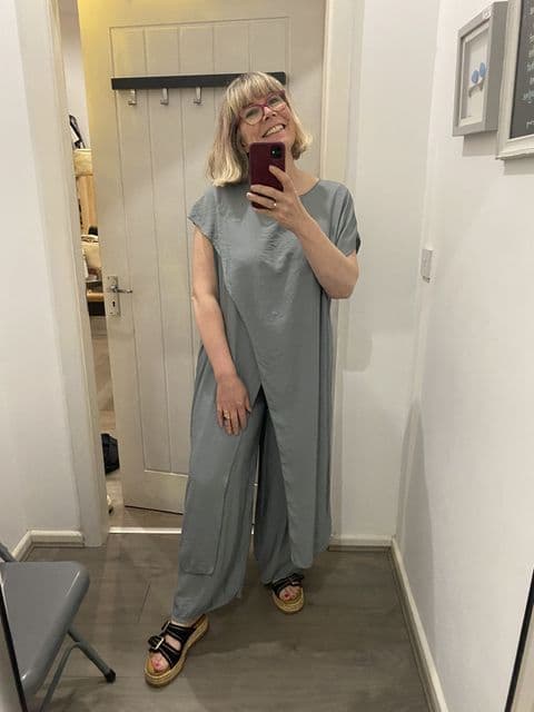 2 PC LONG TOP & TROUSER SET