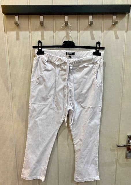 3/4 MAGIC TROUSERS WHITE SMALL