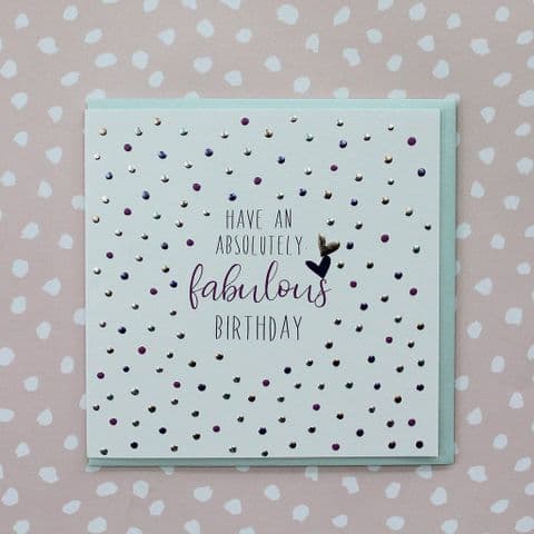 ABSOLUTELY FABULOUS BIRTHDAY CARD