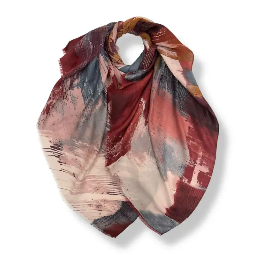 ABSTRACT PAINTING SCARF