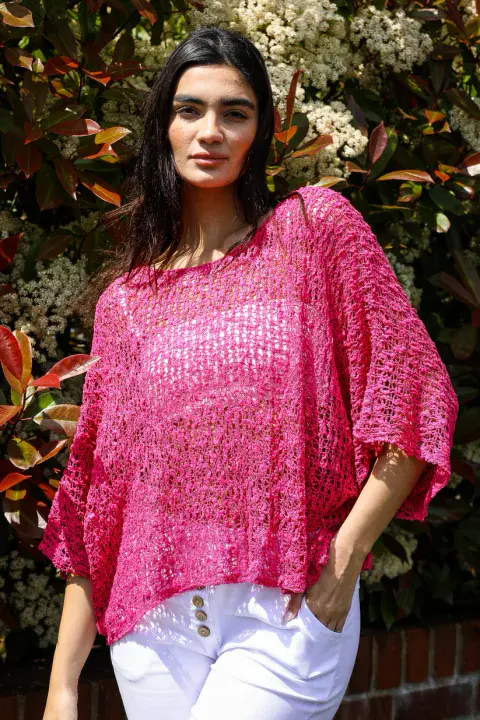 BALI IKAT POPCORN KNIT