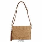 BARCELONA STRAW CLUTCH