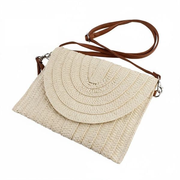 BARCELONA STRAW CLUTCH