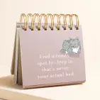 BE MORE CAT DESKTOP FLIP CHART