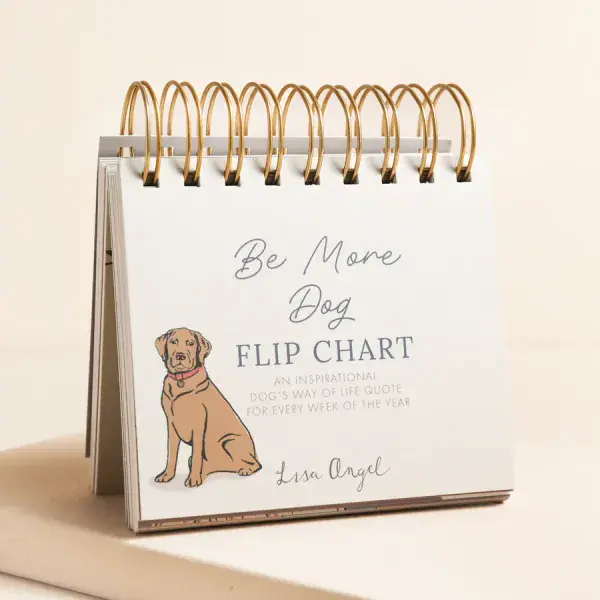 BE MORE DOG DESKTOP FLIP CHART