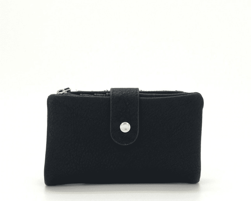 BELLA SMALL BI FOLD PURSE BLACK