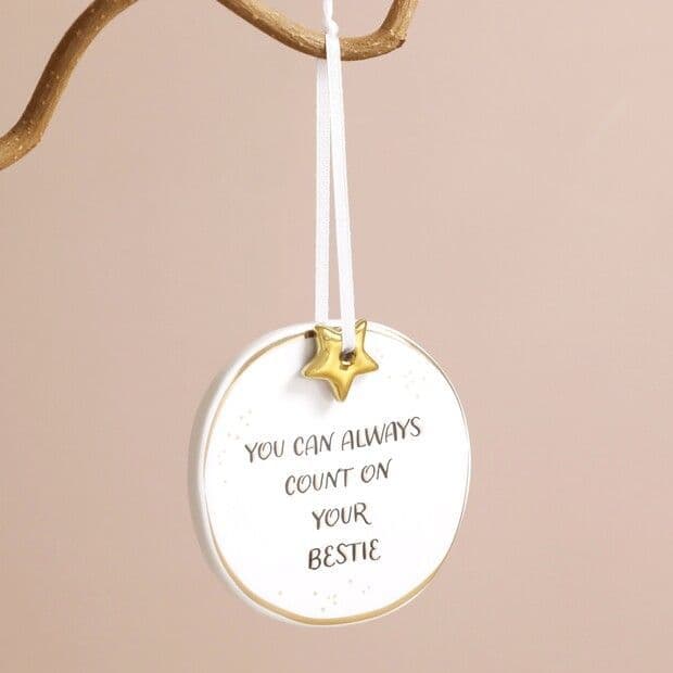 BESTIE CERAMIC HANGING DECORATION
