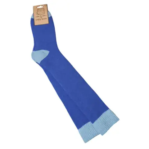 BLUE SUPER COSY KNEE HIGH SOCKS