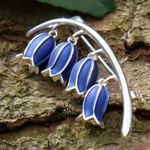 BLUEBELL FLOWER BROOCH