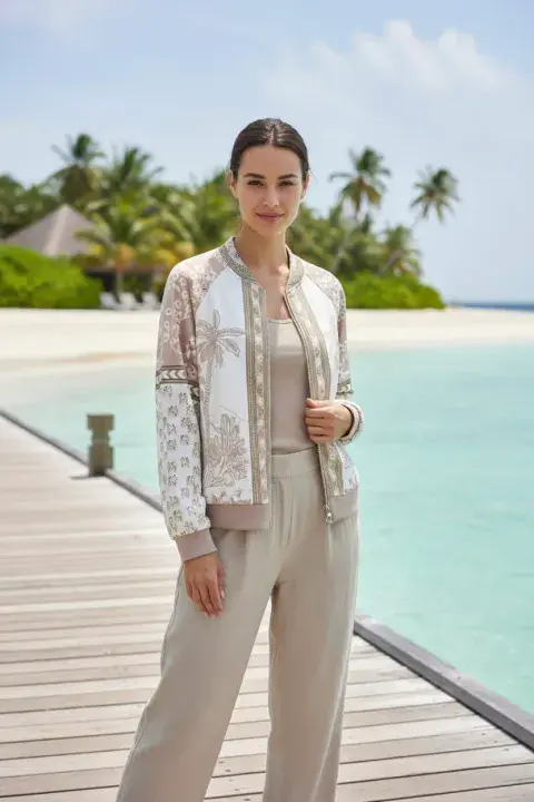 BOMBER PRINTED JACKET