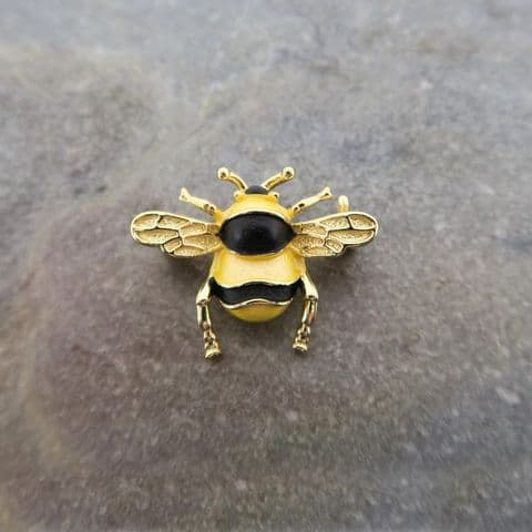 BUMBLEBEE BROOCH IN GOLD