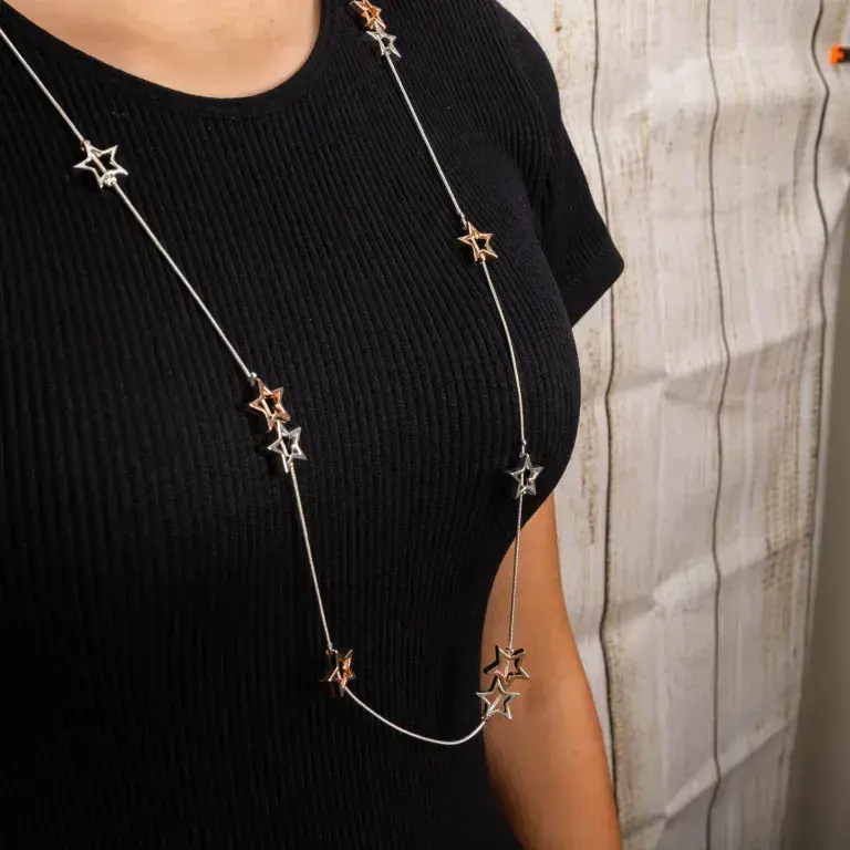 CASCADING STAR NECKLACE