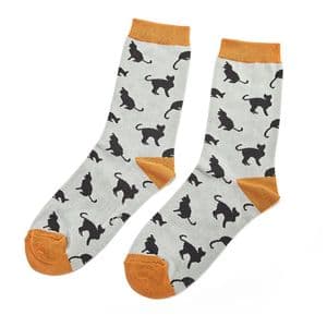 CAT SOCKS DUCK EGG