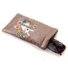 COCOA VELVET BUNNIES GLASSES CASE