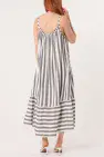 CONTRAST STRIPE CAMI DRESS