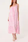 CONTRAST STRIPE CAMI DRESS